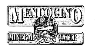MENDOCINO MINERAL WATER THE SOURCE ARTESIAN logo