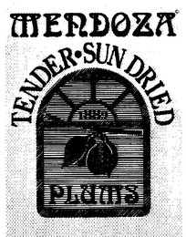 MENDOZA 1889 TENDER SUN DRIED PLUMS logo