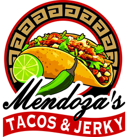MENDOZA'S TACOS & JERKY logo