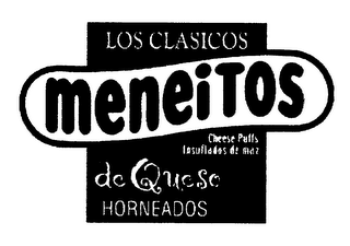MENEITOS LOS CLASICOS DE QUESO HORNEADOS CHEESE PUFFS INSUFLADOS DE MAIZ logo