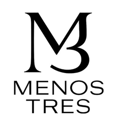 MENOS TRES logo