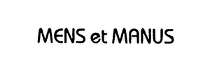 MENS ET MANUS logo