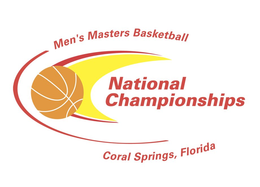 MEN'S MASTERS BASKETBALL NATIONAL CHAMPIONSHIPS CORAL SPRNGS, FLORIDA logo