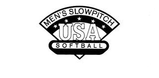MEN'S SLOWPITCH USA SOFTBALL logo