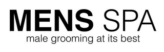 MENS SPA MALE GROOMING AT ITS BEST logo