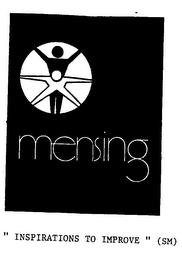 MENSING " INSPIRATIONS TO IMPROVE " (SM) logo