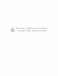 MENTAL FITNESS CHALLENGE: A CULTURAL REVOLUTION logo