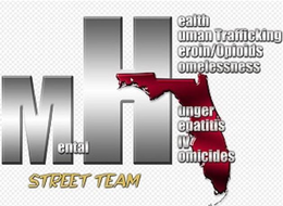MENTAL H EALTH UMAN TRAFFICKING EROIN/OPIOIDS OMELESSNESS UNGER EPATITIS IV OMICIDES STREET TEAM logo