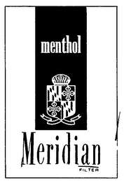 MENTHOL MERIDIAN FILTER logo