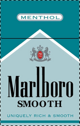 MENTHOL PM USA MARLBORO SMOOTH UNIQUELYRICH & SMOOTH logo