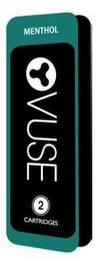 MENTHOL VUSE CARTRIDGES 2 logo