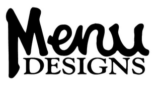MENU DESIGNS logo