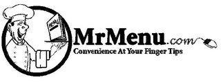 MENU MRMENU.COM CONVENIENCE AT YOUR FINGER TIPS logo