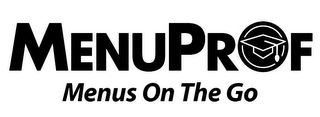 MENUPROF MENUS ON THE GO logo