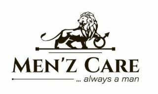 MEN'Z CARE ...ALWAYS A MAN logo
