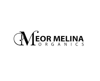 MEOR MELINA ORGANICS logo