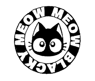 MEOW MEOW BLACKY logo