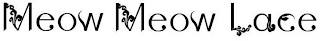 MEOW MEOW LACE logo