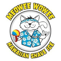 MEOWEE WOWEE DIRK HAWAIIAN SHAVE ICE logo
