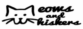 MEOWS AND WHISKERS logo
