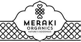MERAKI ORGANICS NATURE'S GOODNESS logo