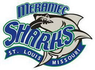 MERAMEC SHARKS ST. LOUIS MISSOURI logo