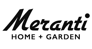 MERANTI HOME + GARDEN logo