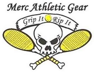 MERC ATHLETIC GEAR GRIP IT RIP IT logo
