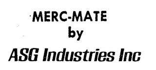 MERC-MATE BY ASG INDUSTRIES INC logo