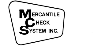 MERCANTILE CHECK SYSTEM INC. logo