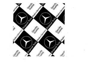 MERCEDES-BENZ ORIGINAL-TEILE GEPRUFTE QUALITAT MADE IN GERMANY logo