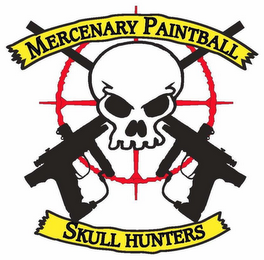 MERCENARY PAINTBALL SKULL HUNTERS logo