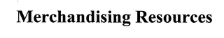 MERCHANDISING RESOURCES logo