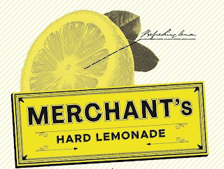 MERCHANT'S HARD LEMONADE REFRESHING LEMON logo