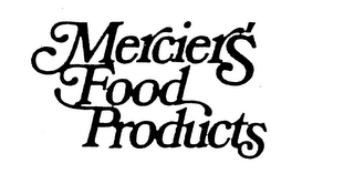 MERCIER'S FOOD PRODUCTS logo
