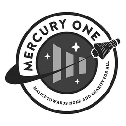 MERCURY ONE MALICE TOWARDS NONE AND CHARITY FOR ALL logo