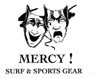 MERCY! SURF & SPORTS GEAR logo