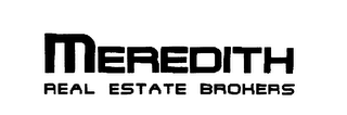 MEREDITH REAL ESTATE BROKERS logo