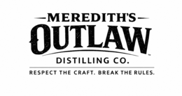 MEREDITH'S OUTLAW DISTILLING CO. RESPECT THE CRAFT. BREAK THE RULES. logo