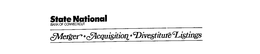 MERGER.ACQUISITION.DIVESTITURE LISTING STATE NATIONAL BANK OF CONNECTICUT logo