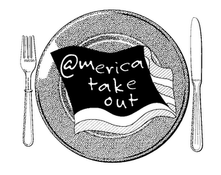 @MERICA TAKE OUT logo
