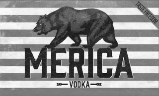 MERICA VODKA TASTE FREEDOM logo