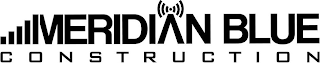 MERIDIAN BLUE CONSTRUCTION logo