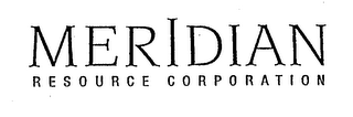 MERIDIAN RESOURCE CORPORATION logo