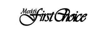 MERKT'S FIRST CHOICE logo