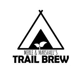 MERLE & MARSHALL'S TRAIL BREW logo