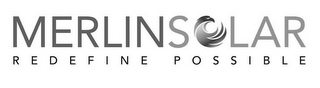 MERLINSOLAR REDEFINE POSSIBLE logo
