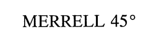 MERRELL 45° logo