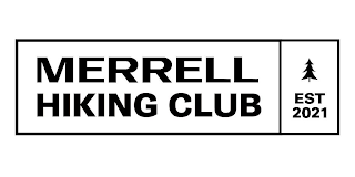 MERRELL HIKING CLUB EST 2021 logo