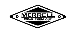 MERRELL WEAR THEM OUT logo